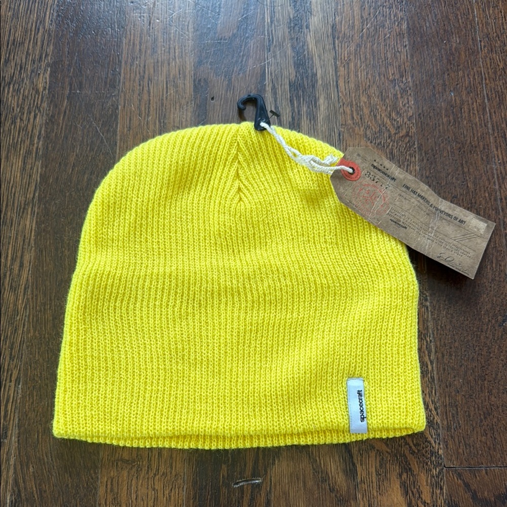 Spacecraft Yellow Beanie